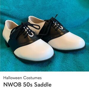NWOB 50s Saddle Costume Shoes
